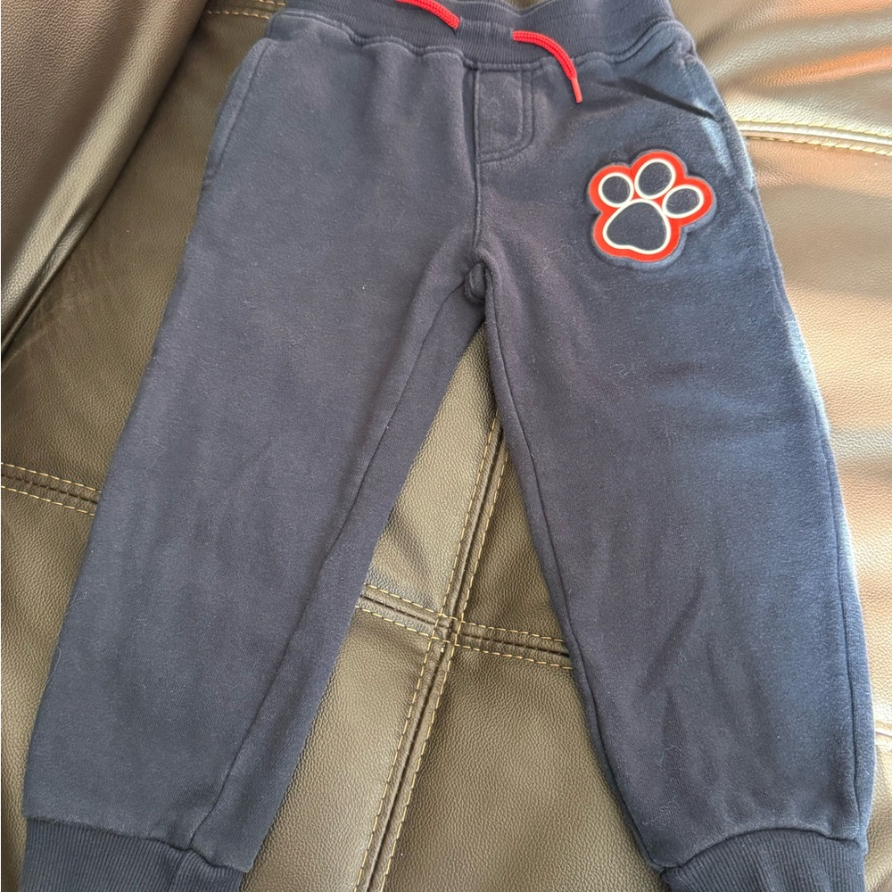 Nickelodeon Navy Sweatpants with Red Paw Patch